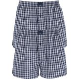 Gotzburg - Boxershorts - Blauw - 2-Pack - 100% Geweven Katoen