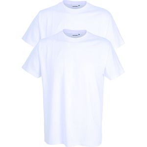 Gotzburg heren T-shirts regular fit O-hals (2-pack) - wit