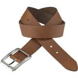 MUSTANG Ledergürtel Eckige, mattfarbene Schließe, 3,5 cm