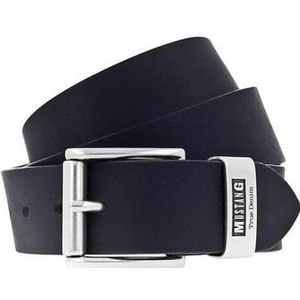 Mustang Herren Gürtel Ledergürtel schwarz