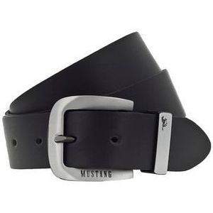 Mustang Herren Gürtel Ledergürtel schwarz