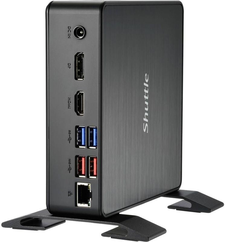 Shuttle NC4010XA PC's/werkstation Intel® Celeron® DDR4-SDRAM Mini PC Zwart