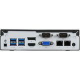 Shuttle DL3000EP PC's/werkstation Intel® N DDR5-SDRAM Windows 10 IoT Slim PC Mini PC Zwart