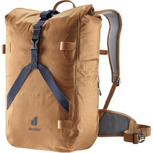 Deuter Amager 25+5, Oben, Rückenpolsterung, Hüftgurt, Fahrradfahren, Schwarz, Braun, Polyamid, Thermoplastische Polyurethane (TPU), 420 D