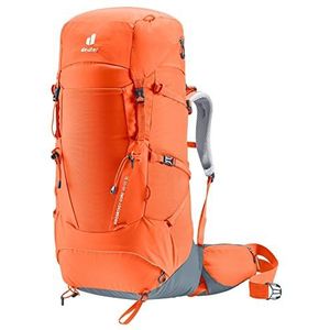 deuter aircontact core 45 10 sl hiking bag orange grey women