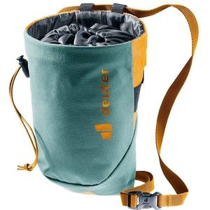 Deuter Gravity Chalk Bag II L Magnesia tas, uniseks, volwassenen, groenblauw, eenheidsmaat