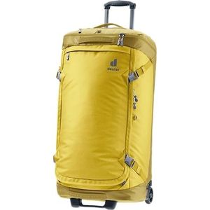 deuter Aviant Duffel Pro Movo 90 reistas met wieltjes, uniseks, volwassenen, Corn-Turmeric, liter