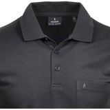 Ragman - Softknit-Polo - Poloshirt - Effen - Met Borstzak en Knoopsluiting