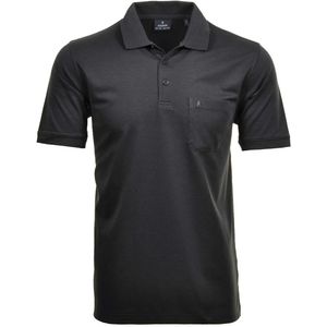 Ragman - Softknit-Polo - Poloshirt - Effen - Met Borstzak en Knoopsluiting