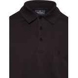 T-shirt - Effen - Katoen - Polokraag - Kwartmouw