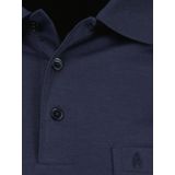 Ragman - Poloshirt - Blauw - Lange Mouwen - Regular Fit