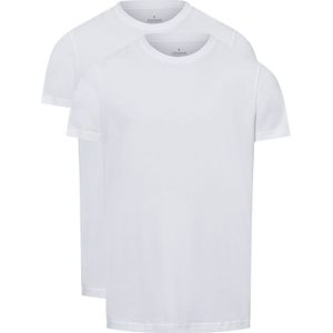 T-shirt - Wit - Katoen - Regular Fit - Korte Mouwen