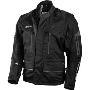 O'NEAL Enduro Jas | Enduro MX | Waterdicht bovenmateriaal, beschermende zakken op rug, ellebogen en schouders | Baja Racing Jacket | Volwassenen, zwart.