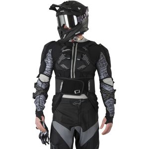 O'NEAL | Protector Jacket | Motocross Enduro | Rugprotector met IPX® Schuim, Elastische Niergordel, Uitgebreide Mesh Ventilatie | MADASS Moveo Protector Jacket | Adult | Zwart | Maat S