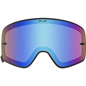 O'NEAL | Motorcross Goggle Onderdelen | Motorfiets Enduro | Maximale lichttransmissie, met 100% UV-bescherming, met Blue Blocker Coating | B-50 Goggle Black SPARE LENS | Radium Blue | One Size