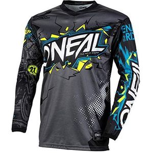 Oneal Element Villain Jeugd Motocross Jersey Grijs