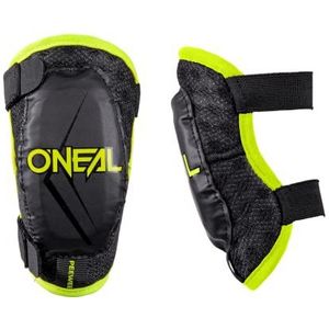 O'Neal | Elleboogbescherming | Kinderen | Motocross Enduro | Comfortabele en dynamische pasvorm verstelbaar met elastische banden, leeftijd 4-9 | Pee Wee elleboogbescherming | Zwart Neon Geel | Maat