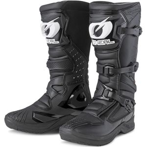 O'NEAL | motorcross laarzen enduro binnenste enkel-, voet- en schakelzonebescherming, geperforeerde voering, hoogwaardige microvezel laarzen RSX Volwassen Zwart Maat 46
