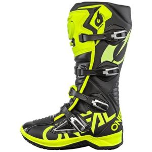 O'NEAL | motorcross laarzen | Enduro Motocross | anti-slip buitenzool voor maximale grip, ergonomische hielzone, geperforeerde voering | laarzen RMX | Volwassen | Zwart neon geel | Maat 39