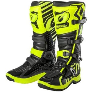 O'NEAL | motorcross laarzen | Enduro Motocross | anti-slip buitenzool voor maximale grip, ergonomische hielzone, geperforeerde voering | laarzen RMX | Volwassen | Zwart neon geel | Maat 40