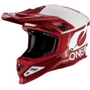 O'NEAL | Motorcross Helm | MX Enduro Motorfiets | Airflaps™ Compatibel, Coolmax Gewatteerde Voering, Double-D Veiligheidssluiting | 8SRS Helm 2T | Volwassen | Rood | Maat XXL