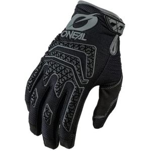 O'NEAL MX MTB DH FR Downhill Freeride Fiets- en motorcrosshandschoenen, duurzame en flexibele materialen, siliconen afdruk voor grip, Sniper Elite Glove, volwassenen, zwart/grijs, maat S