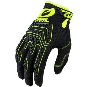 O'NEAL | Cycling Glove Motocross Glove | MX MTB DH FR Downhill Freeride | Duurzame materialen, siliconenprint voor grip | Sniper Elite Glove | Volwassen | Zwart Neon-Geel | Maat L