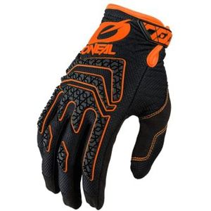 O'NEAL MX MTB DH FR Downhill Freeride Fiets- en motorcrosshandschoenen, duurzame en flexibele materialen, siliconen afdruk voor grip, Sniper Elite Glove, volwassenen, zwart/oranje, maat S
