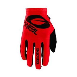 O'NEAL | Cycling Glove Motocross Glove | MX MTB DH FR Downhill Freeride | Duurzame, flexibele materialen, geventileerde palm | Matrix Glove | Volwassen | Zwart Rood | Maat XL