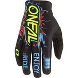 O'NEAL | Cycling Glove Motocross Glove | MX MTB DH FR Downhill Freeride | Duurzame, flexibele materialen, geventileerde palm | Matrix Youth Glove Villain | Kinderen | Zwart | Maat L