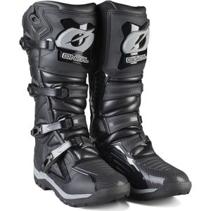 O'NEAL | motorcross laarzen | Enduro MX | foot & shift zone protection, microvezel-hittebescherming, geperforeerde voering voor betere ventilatie | laarzen RMX Enduro | Volwassen | Zwart | Maat 43/10