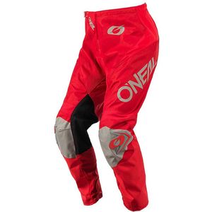 O'NEAL | Broek | Enduro Motocross | maximale bewegingsvrijheid, ademend en duurzaam ontwerp, ademende voering | Broek Matrix Ridewear | Volwassen | rood/grijs | Maat 32/48