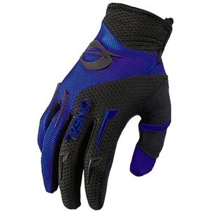O'NEAL | Cycling Glove Motocross Glove | MX MTB DH FR Downhill Freeride | Duurzame, flexibele materialen, geventileerde palm | Element Glove | Kinderen | Zwart Blauw | Maat S
