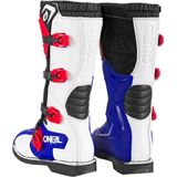 O'NEAL - Rider Pro - Motorlaarzen - Blauw/Rood - Microfiber