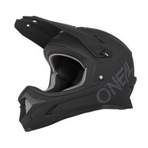 O'NEAL MTB-helm | Downhill mountainbike | volgens veiligheidsnorm EN1078 ventilatieopeningen voor luchtstroom en koeling | SONUS SOLID helm | volwassenen | zwart | maat S