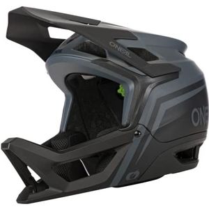 O'NEAL MTB-helm | Enduro MTB Downhill | EN1078 veiligheidsnorm, ventilatieopeningen vergemakkelijken het ademen, IPX® ACells | Transition Helmet Flash | Volwassenen | Grijs Zwart | S