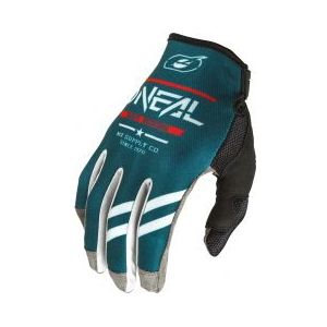 o neal mayhem squadron v 22 lange handschoenen teal groen  grijs