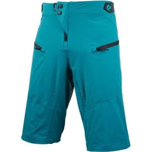 O'NEAL | MTB broek | MTB DH Downhill FR Freeride | Ademend Polyester Zijzak met Ritssluiting | Matrix Chamois Shorts | Volwassene | Zwart, Petrol, 38, Benzine.