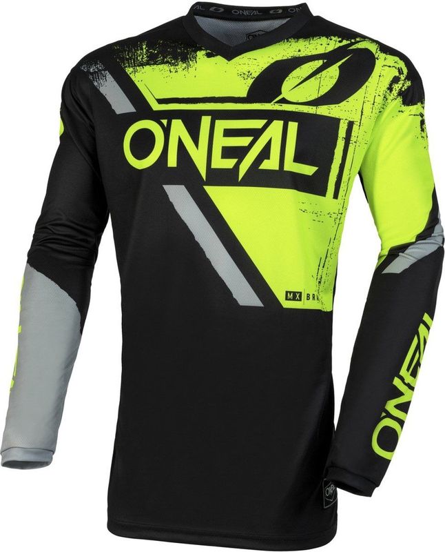 O'NEAL - Element Shocker - Motocross Jersey - Zwart Geel