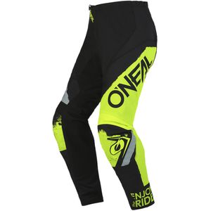 O'NEAL Motorcrossbroek, mountainbike Enduro MX, losse en comfortabele pasvorm voor maximale bewegingsvrijheid, benen zonder manchetten, Element Pants Shocker V.23, volwassenen, zwart/neongeel