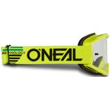 o neal b 10 solid yellow clear goggle