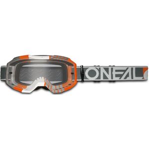 Crossbril O'Neal B-10 Duplex Wit-Oranje-Helder
