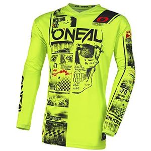 O'NEAL Oneal Element Attack Motocross Jersey voor kinderen, Neongeel/zwart, 45 jaar