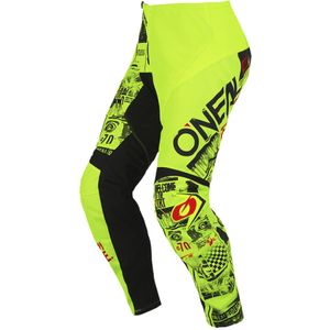 Oneal - Element Attack - Motorcross Broek - Zwart - Polyester