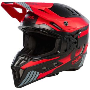O'NEAL - EX-SRS - Offroad Helm - Matt Black Grey Red - Polycarbonaat