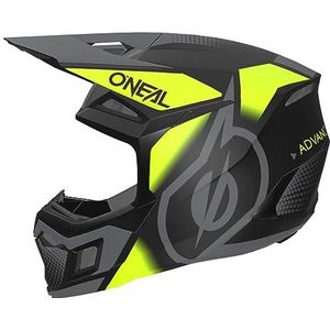 ONeal - 3SRS Vision - Off-road Helm - Zwart / Neon Geel / Grijs - Polycarbonaat