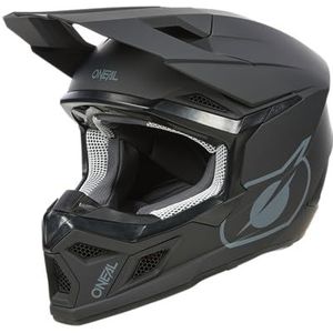 Oneal 3srs Solid Offroadhelm Junior - Zwart - ABS - Veiligheidssysteem