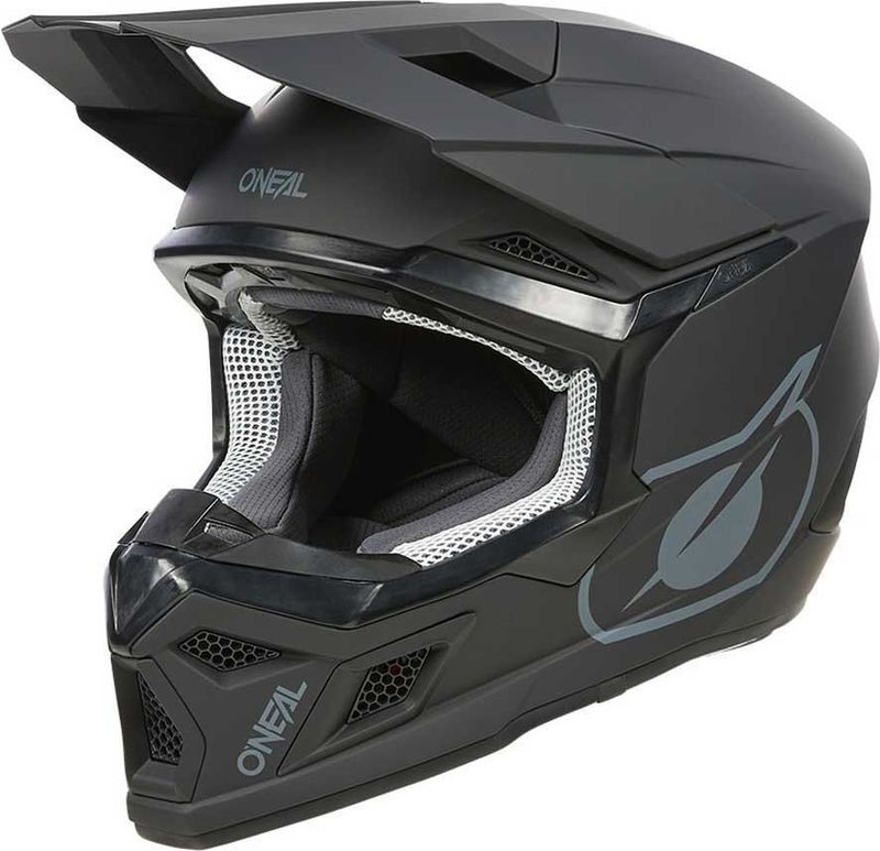 Oneal - 3srs Solid - Offroadhelm - Junior - Hoogwaardig ABS, ECE 22.06, Airflaps™ compatibel