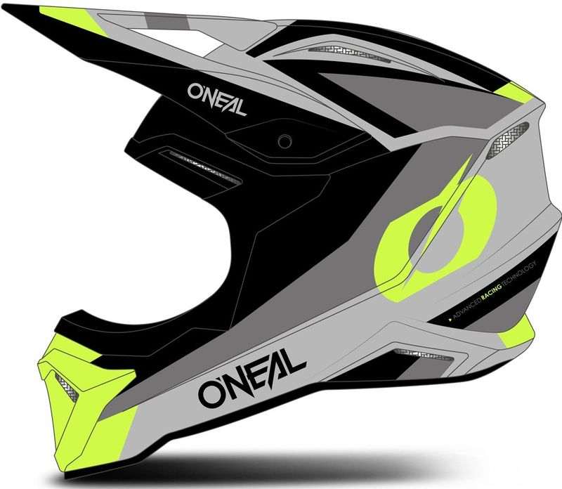 O'NEAL 1SRS - Crosshelm - Zwart - ABS - Veiligheidsnormen DOT en ECE 22.06