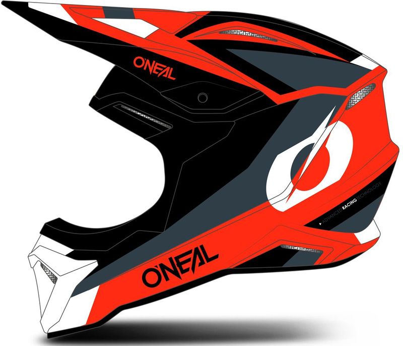 O'Neal - 1SRS Stream - Crosshelm - Zwart - ABS